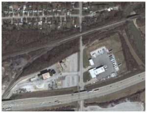 An arial of our future treatment plant property